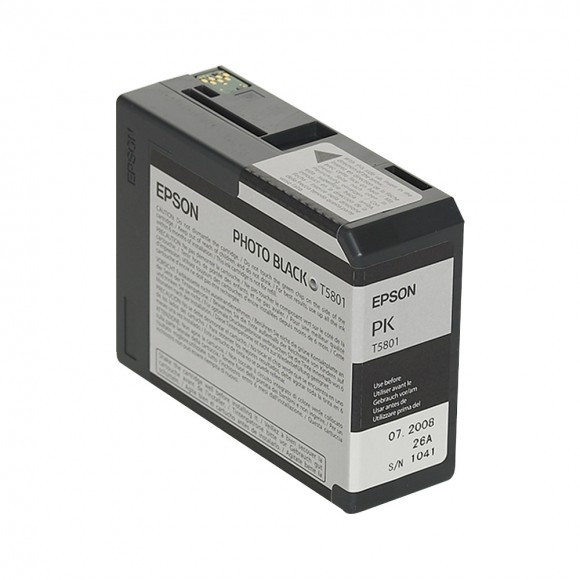 Epson Photo Black Ink for 3800 & 3880 Printers - 80ml - T5801